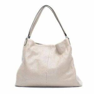 Coach Madison Cream Phoebe Leather Tote Bag Purse